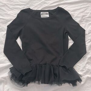 MOSCHINO Couture! Black Tutu Sweater